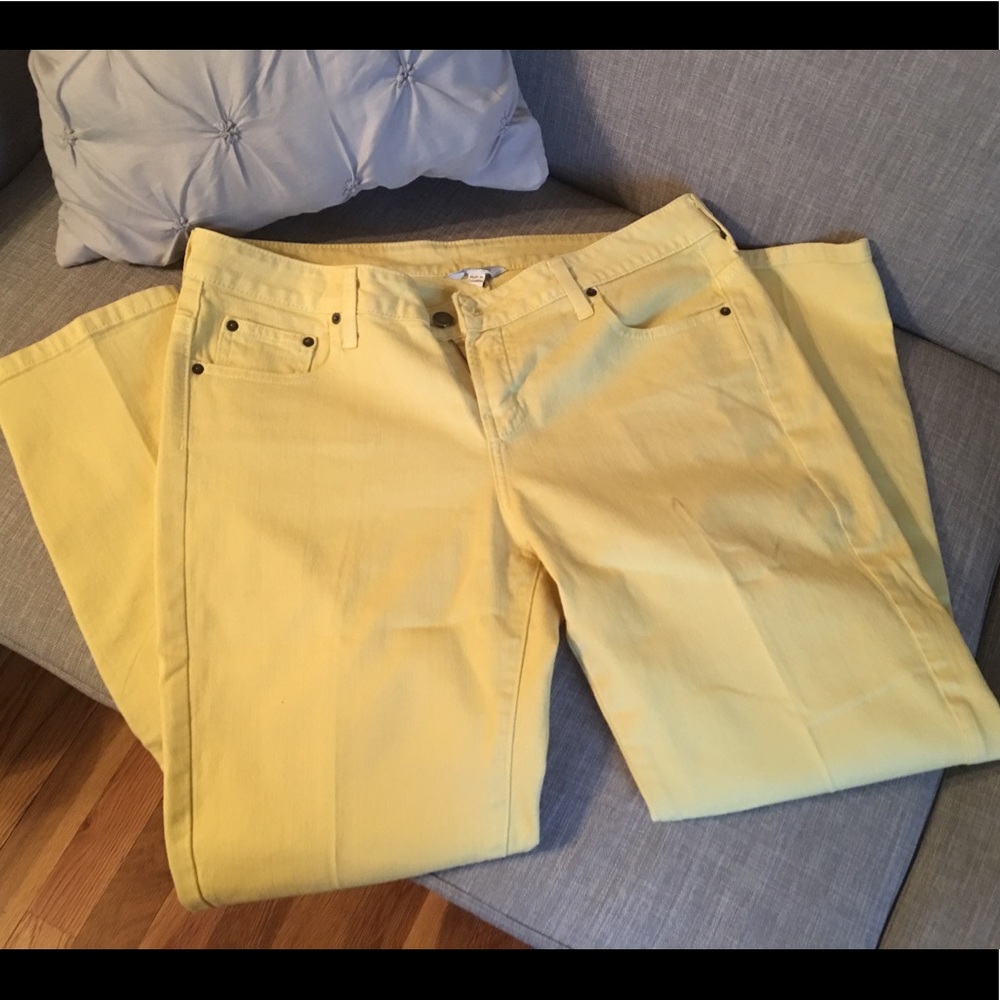 Make an Offer - Garnet Hill Yellow Jeans